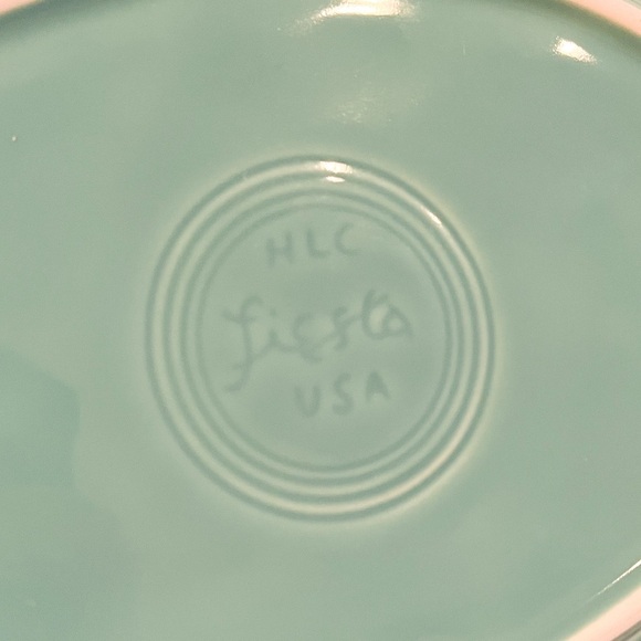 Fiesta Turquoise 11” Oval Platter - Picture 5 of 5